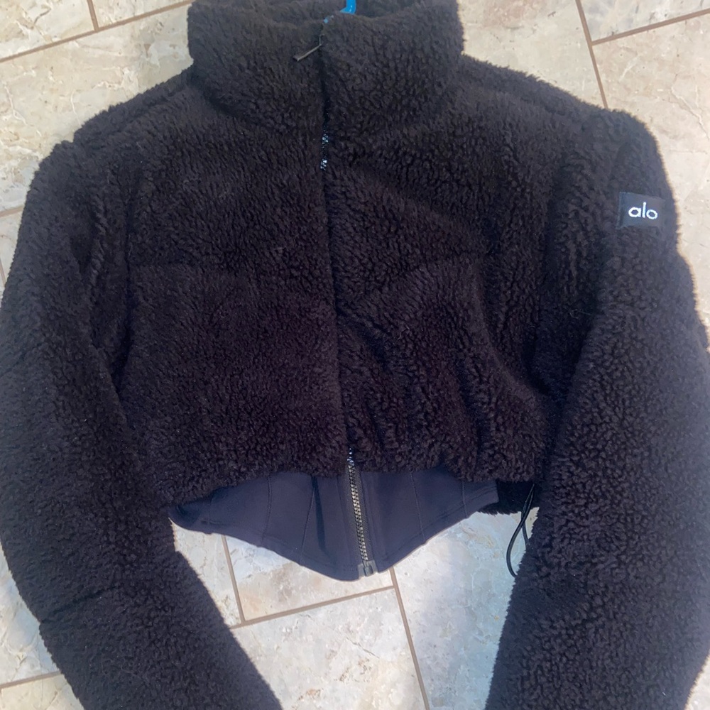 ALO Yoga Sherpa corset jacket